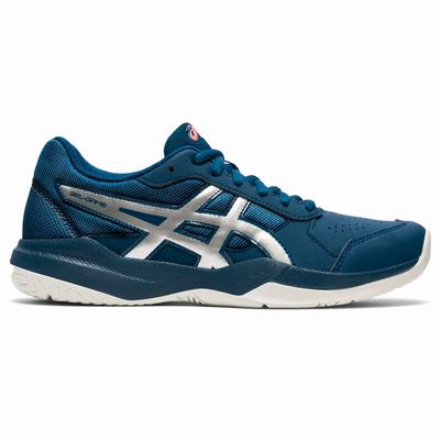 Asics Gel-Game 7 GS - Lasten Tenniskengät - Sininen/Hopea